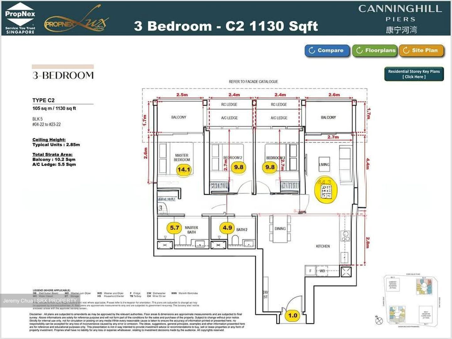 Canninghill Piers (D6), Apartment #618258101
